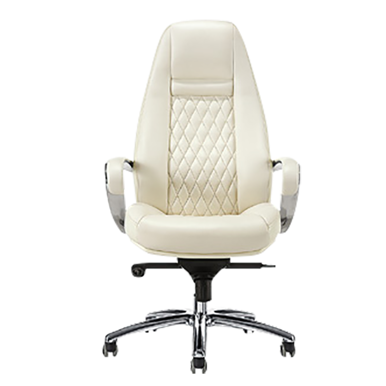 verona cream executive leather office chairs