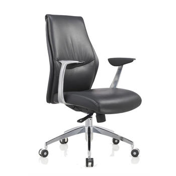 9284 Rolling leather modern task chairs