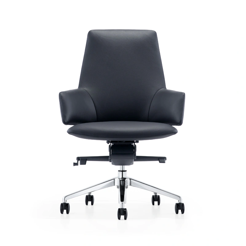 product-Good price rolling PU mid back staff office chairs B1719-Furicco-img-1