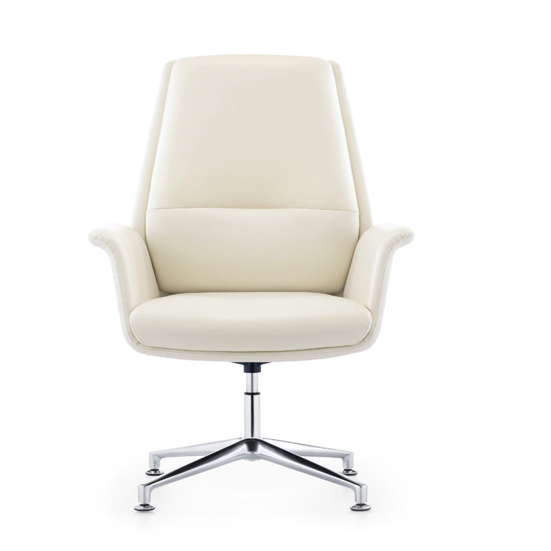product-Furicco-white leather conference office chairs foshan manufacturer C1612-img