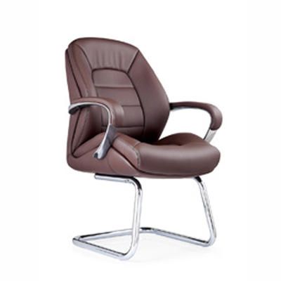 Commercial low back office chair without wheel for visitor F381