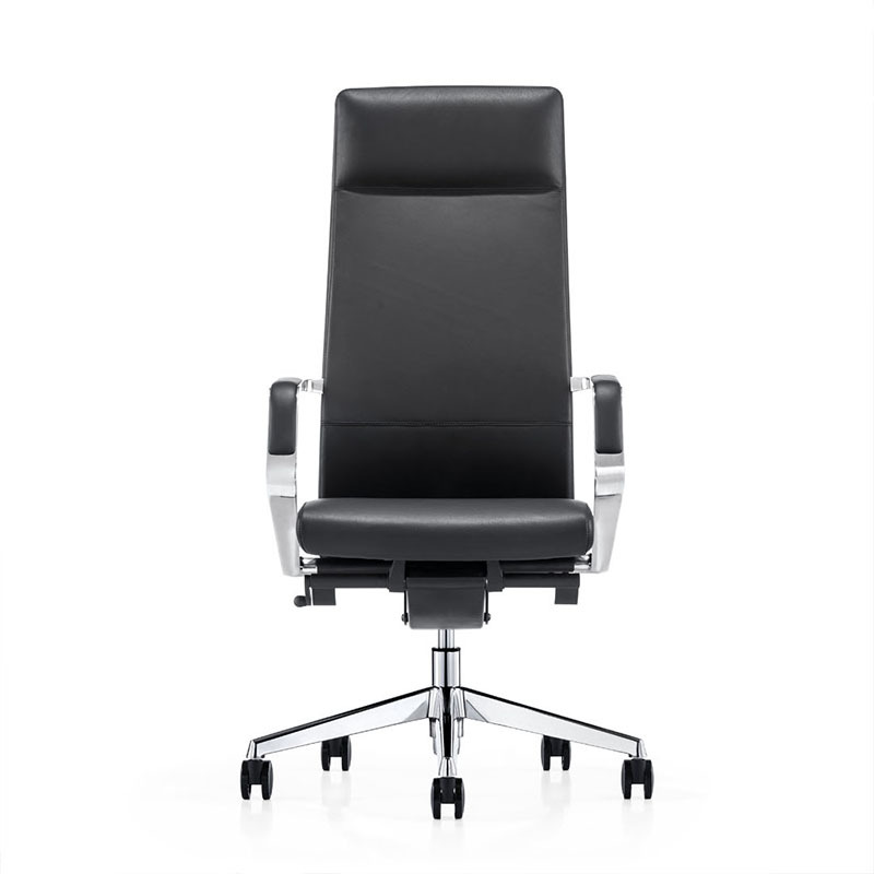 product-Height Adjustable Office Leather Managers Chair with Padded Arms A1811-Furicco-img-1