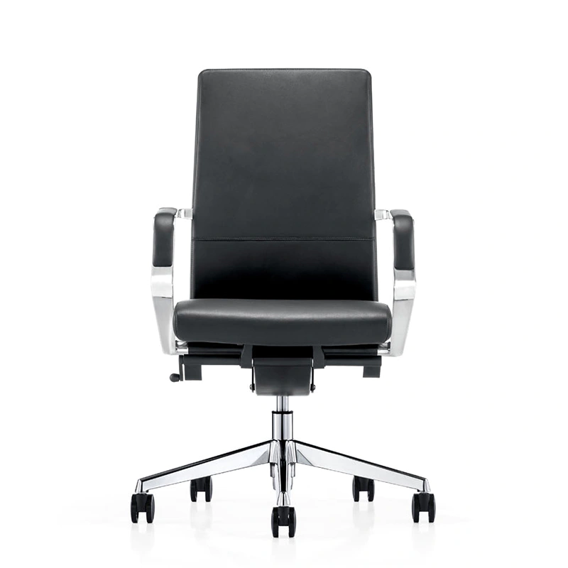 product-Height Adjustable Office Leather Task Chair with Padded Arms B1811-Furicco-img-1