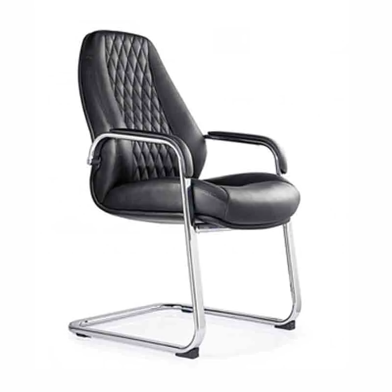 product-Cheap meeting room visitor leather chairs with good price F385-Furicco-img-1