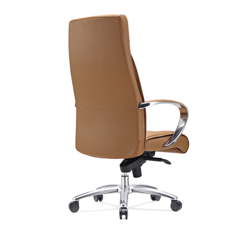 product-Luxury brown leather modern swivel conference executive office chair 9164-Furicco-img-2