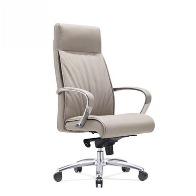 Luxury brown leather modern swivel conference executive office chair 9164