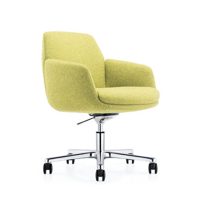 Affordable Conference Room Leather Fabric Chairs with Castors B1720