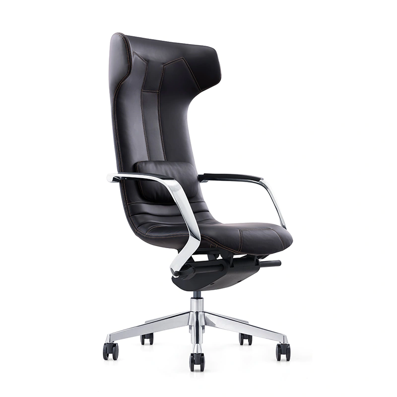 product-Furicco-New and unique design ergonomic high-back office chair with stitching line FK003-F-1