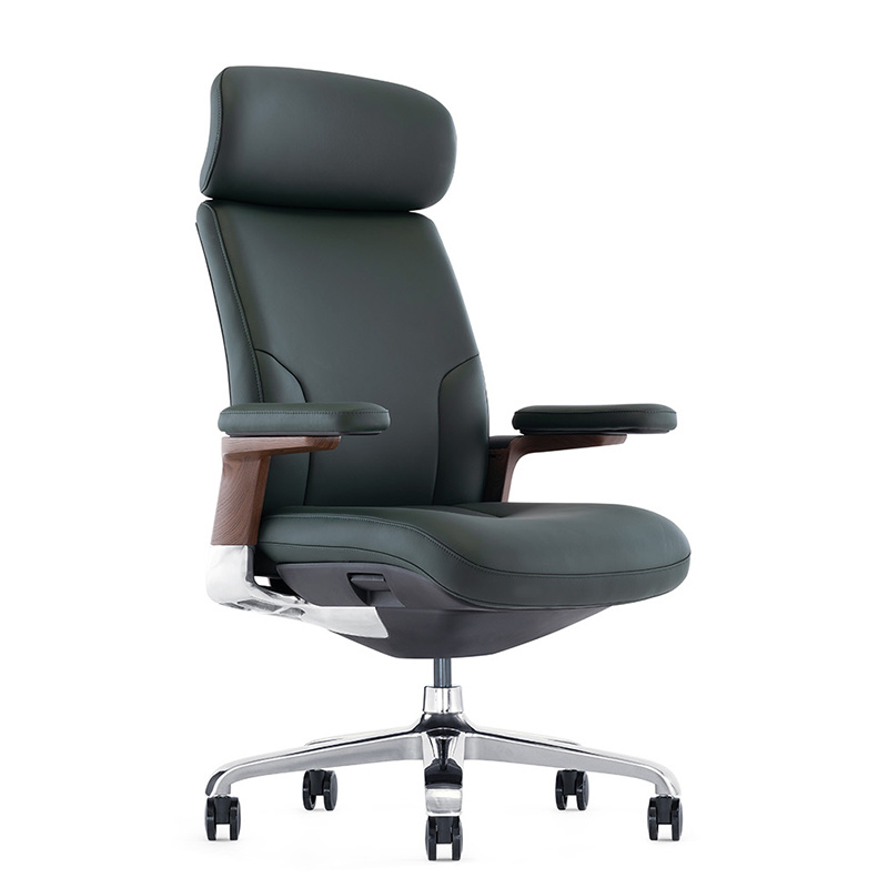 product-Furicco-Furniture indoor Modern high back PU ergonomic swivel office chair OEM produce execu