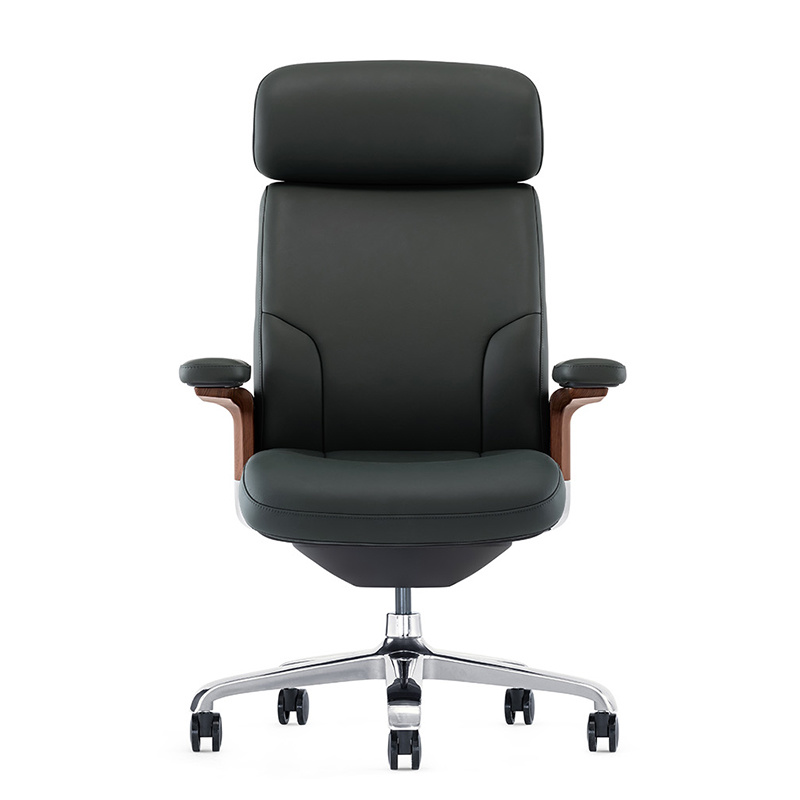 product-Furniture indoor Modern high back PU ergonomic swivel office chair OEM produce executive Lux-1