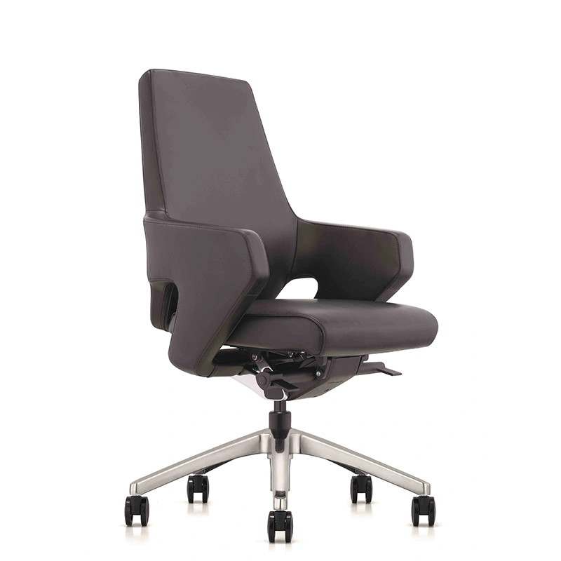 product-Furicco-FURICCO Professional Business Furniture Swivel Staff Chair Reception Genuine Leather