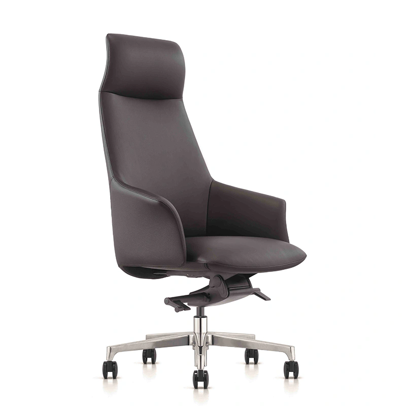 product-Furicco-FURICCO Modern Office Furniture Height Adjustable Genuine Leather High Back Boss Cha
