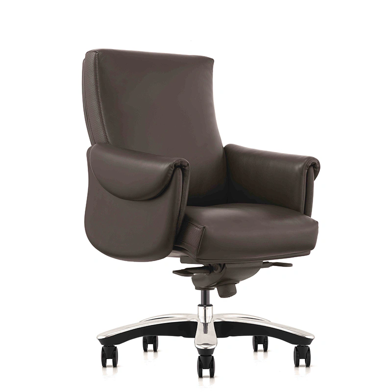 product-Furicco-FURICCO Commerical Office Furniture Swivel Genuine Leather Staff Chair VIP Room Visi