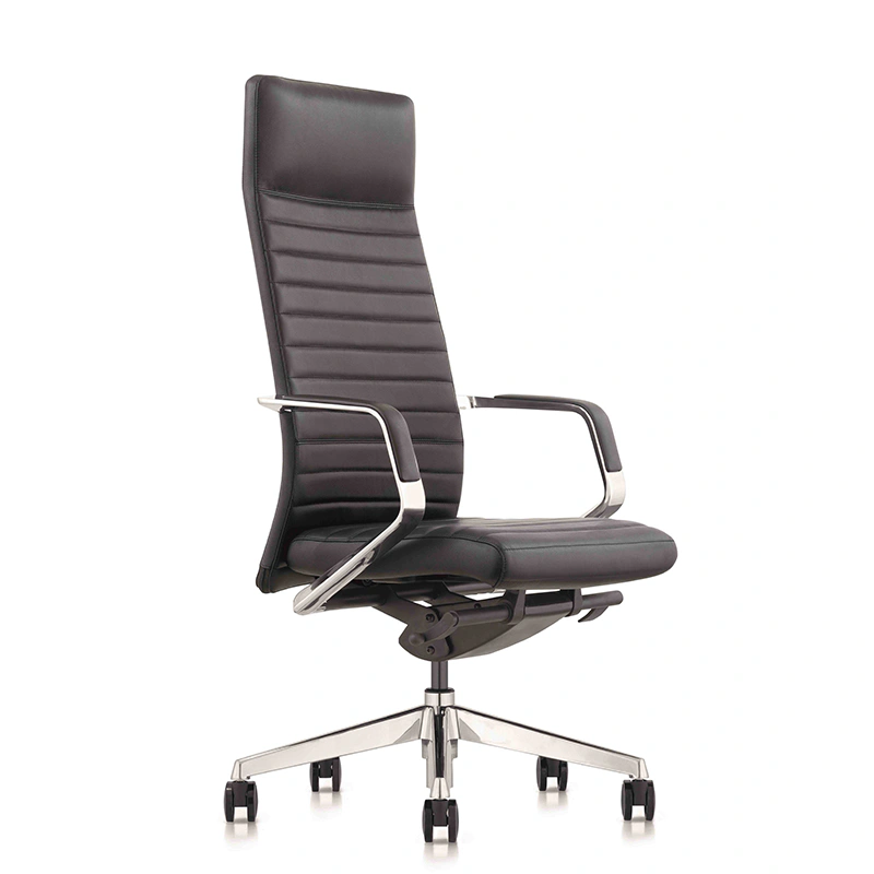 product-Furicco-FURICCO Classical Stripe Design High Back Executive Leather Chair Business Office Ch