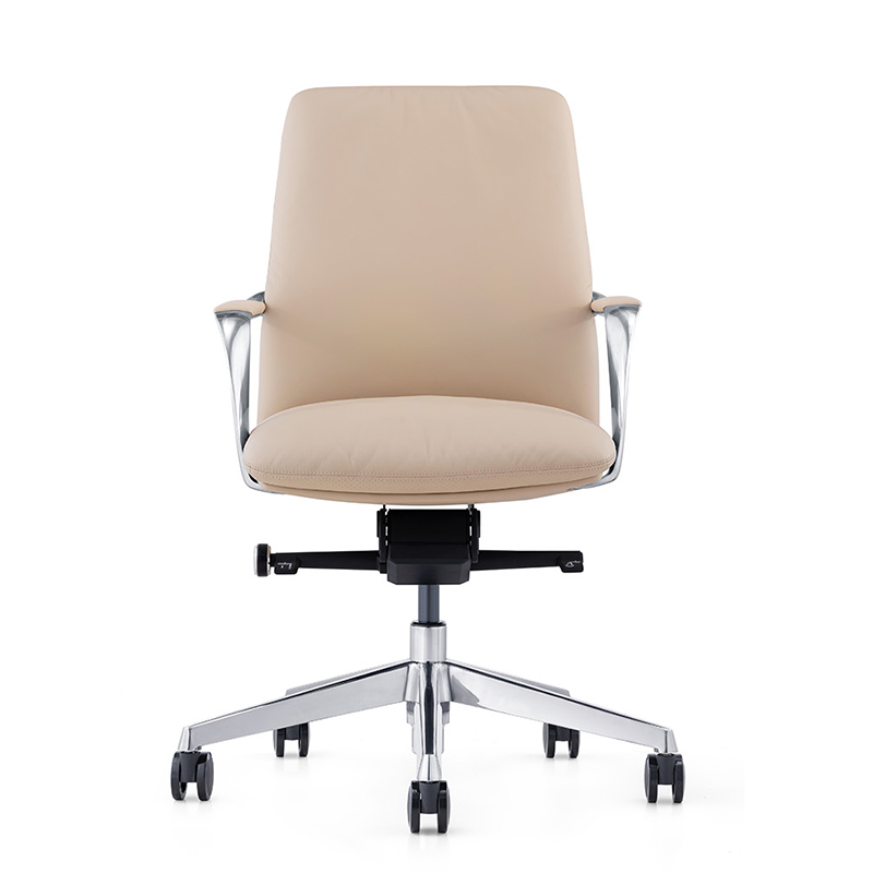 product-Revolving Black PU Leather Office Chair Dimensions Manager Chair Parts Comfortable Adjustabl-1