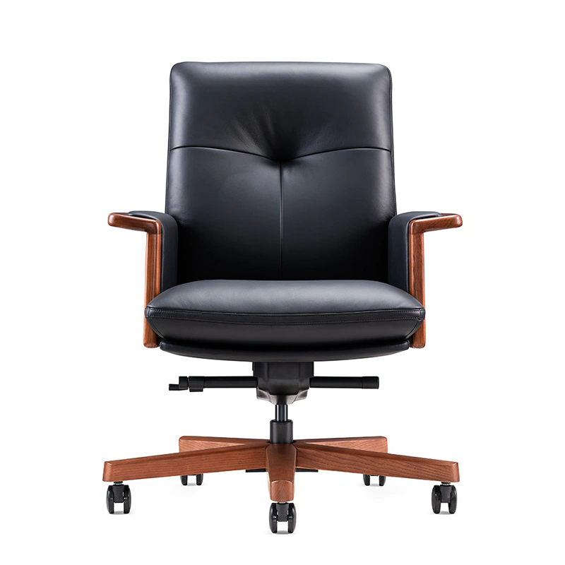 product-Luxury Modern Genuine Leather Premium Executive Brown Office Chair CEO Boss Chair For Boss A-1