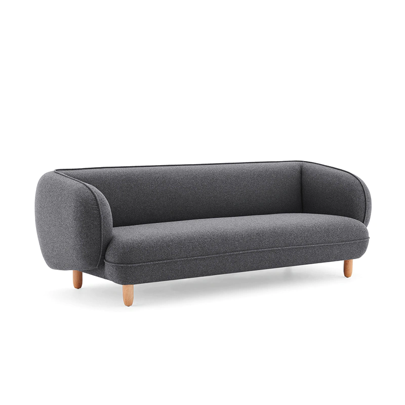 product-Furicco-Quality Guaranteed Furicco Office Sofa 1+2+3 Low Price Moden Nordic Beige Velvet Fab