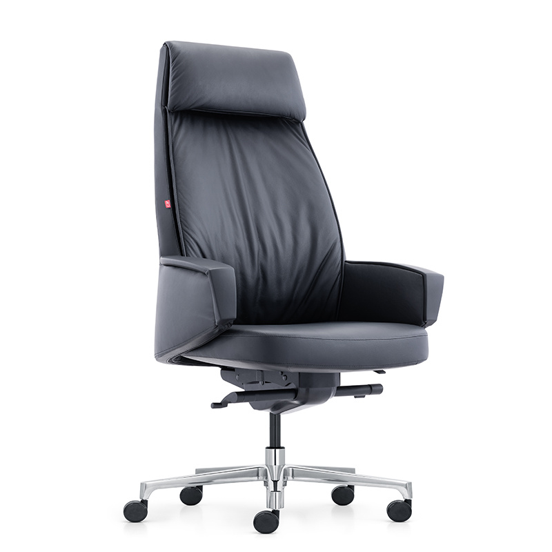 product-Furicco-Home office furniture pu executive black leather office chair A2101-img