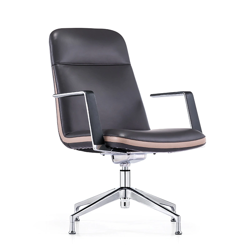 product-Furicco-Modern Luxury Manager Executive Ergonomic Lumbar Support High Back PU Leather Reclin