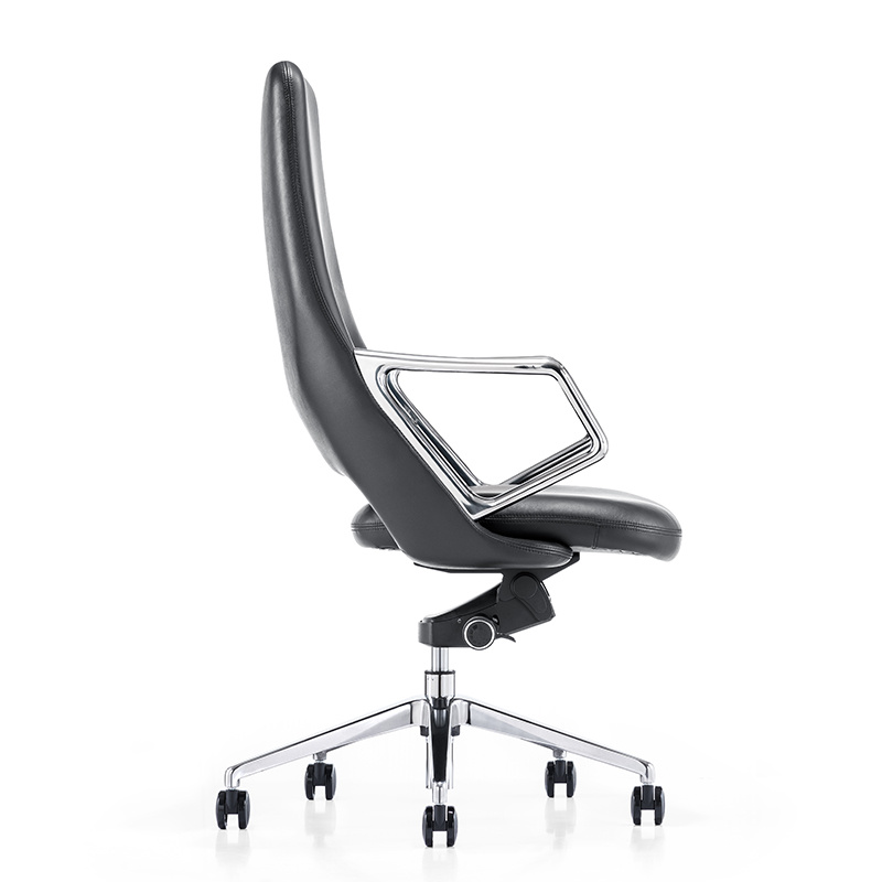 product-european confortable swivel pu office boss manager chairs A1805-Furicco-img-1