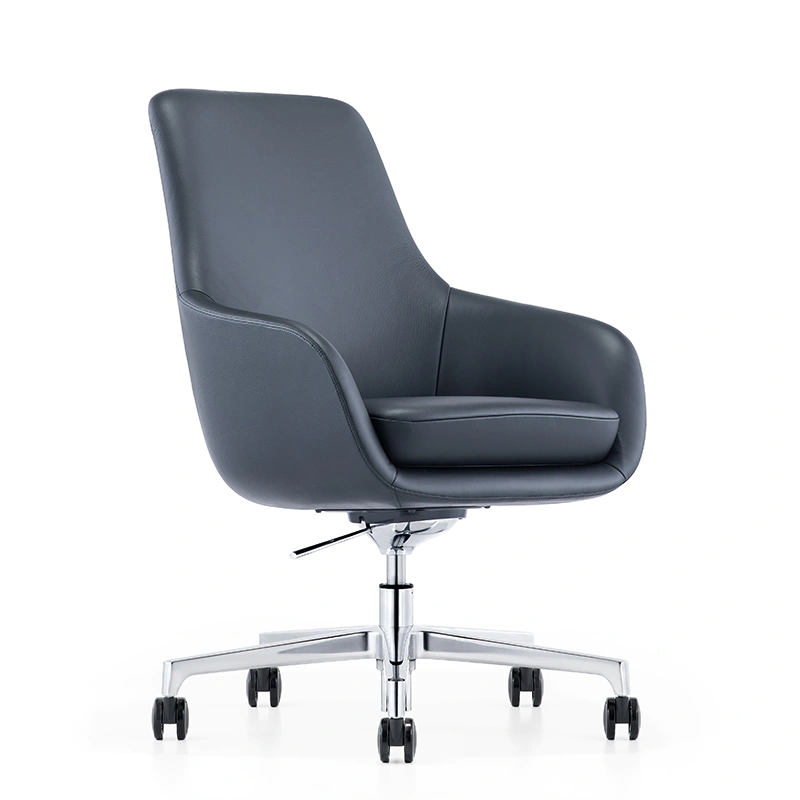 product-Furicco-office furniture chair swivel low back Nordic home adjustable computer chair leather