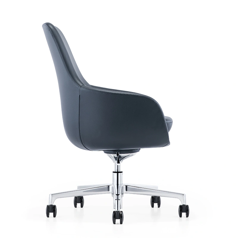product-office furniture chair swivel low back Nordic home adjustable computer chair leather office -1