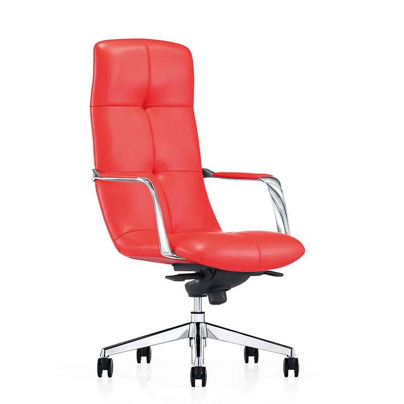 product-Furicco-modern ergonomic black leather chairs for office furniture A1723-img