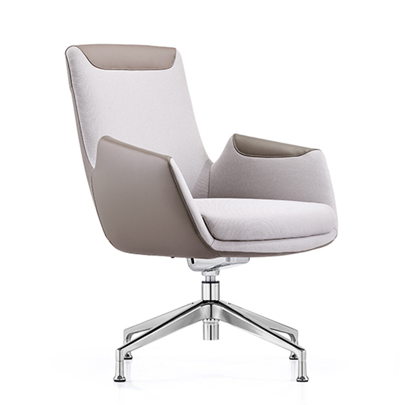 product-Furicco-High quality executive metal frame low back colorful PU leather office padded chair 