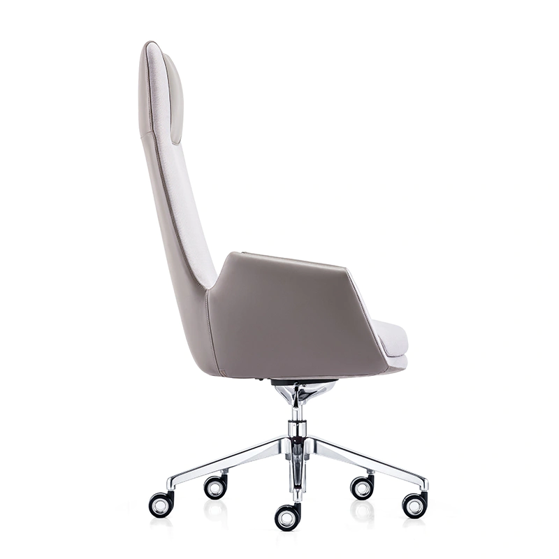 product-China Manufacturer Custom Luxury Swivel Pu Leather Executive Lumbar Office Ergonomic Chair f-1