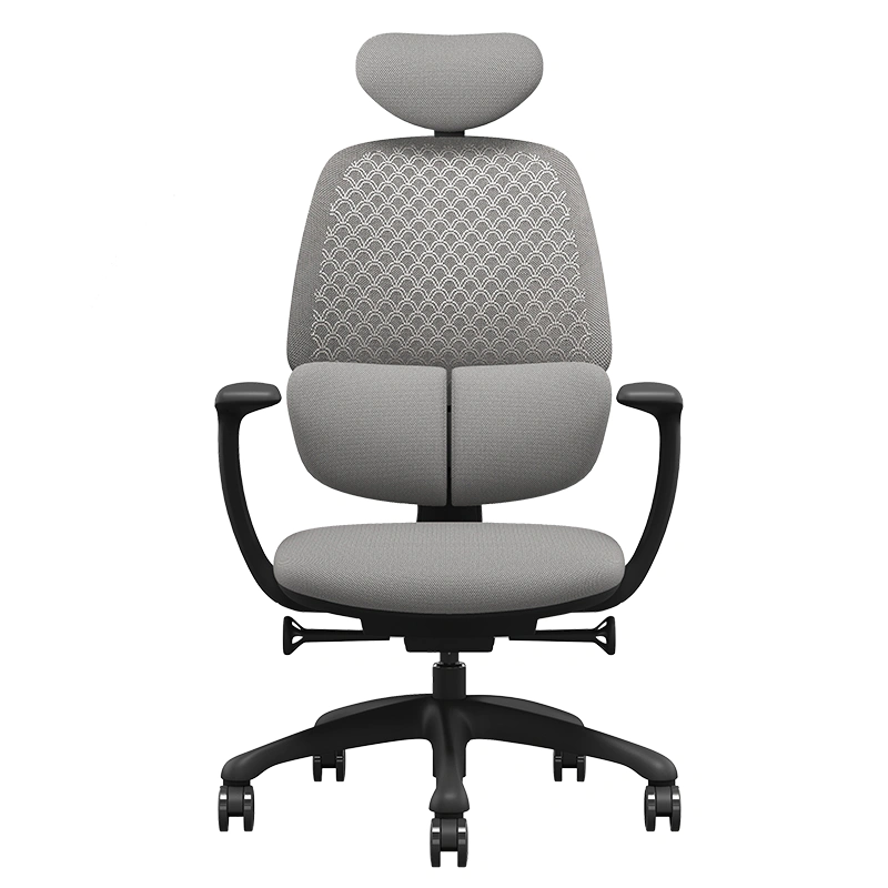 product-Furicco-High Back Swivel Ergonomic Mesh Staff Office Chair with Headrest FK008-img